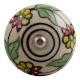Pea Green Leaf Flower Ceramic Wine Stopper